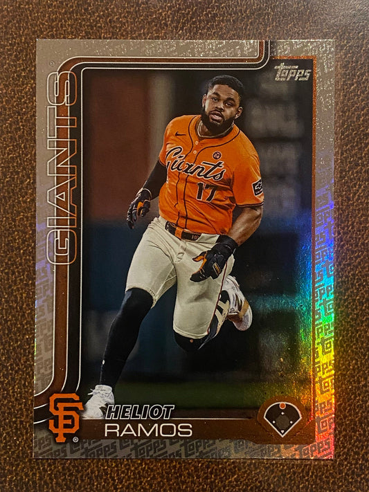 Heliot Ramos - 2025 Topps Series 2 - Fanatics Exclusive Topps Foil Border - Giants