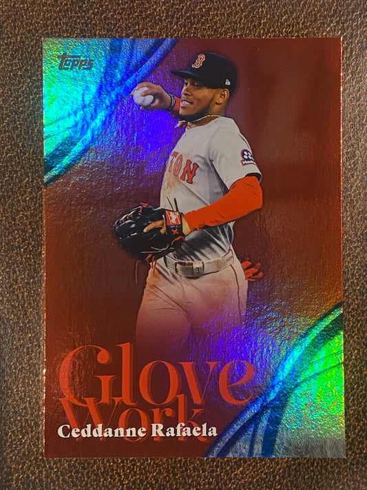 Ceddanne Rafaela - 2026 Topps Series 2 - Glove Work - Red Sox