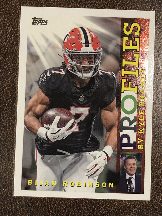 Bijan Robinson - 2026 Topps Flagship - Profiles Insert - Falcons