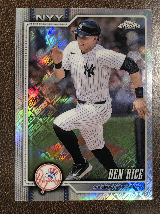 Ben Rice - 2026 Topps Chrome - Fanatics Topps Foil - Yankees