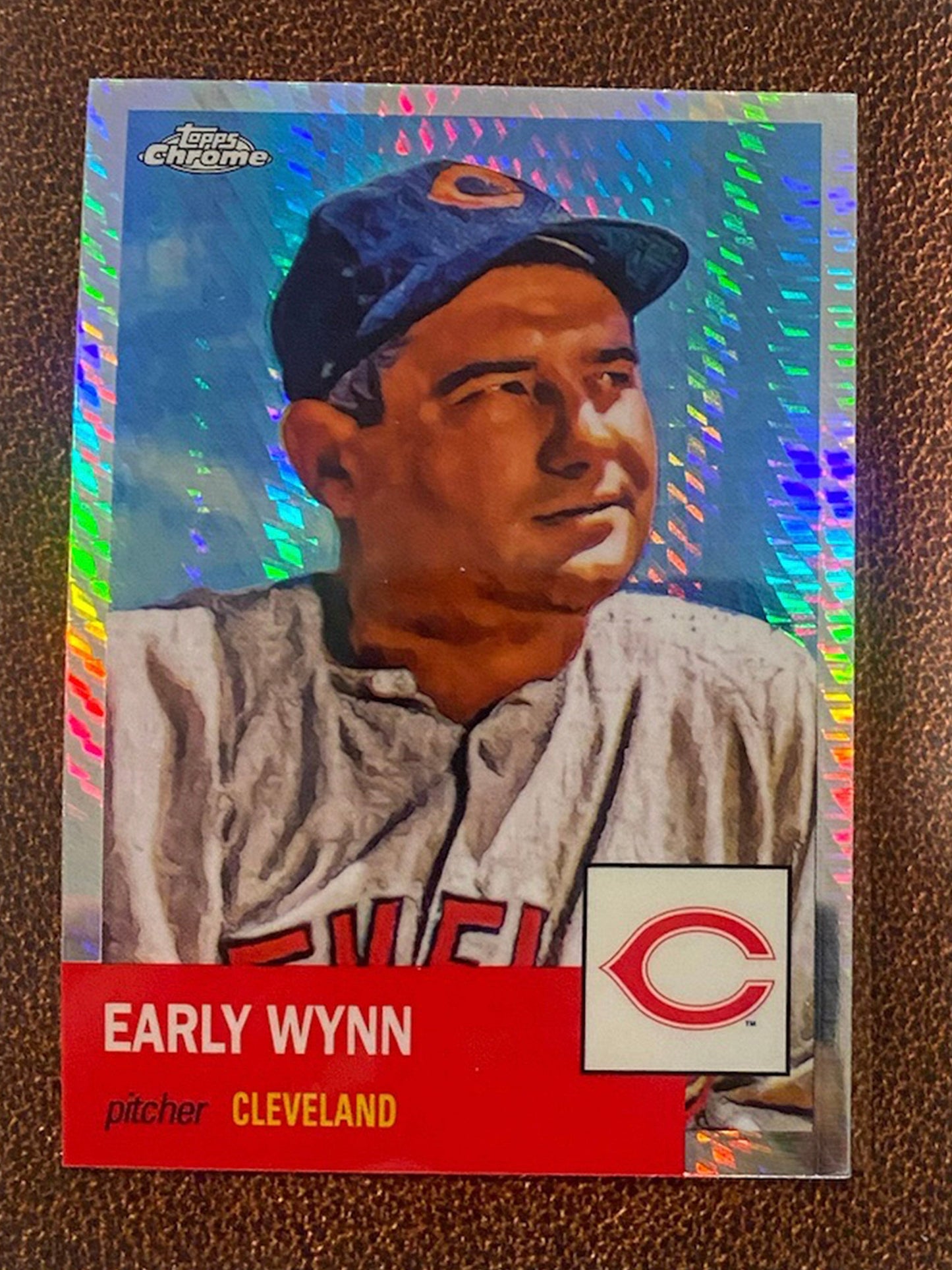 Early Wynn - 2022 Topps Chrome Platinum Anniversary - Prism Refractor - Guardians