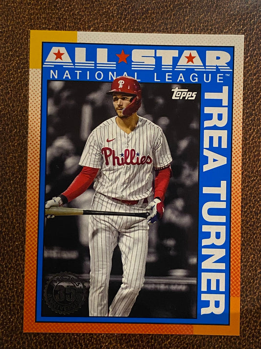 Trea Turner - 2025 Topps Series 2 - 1990 All Star Insert - Phillies