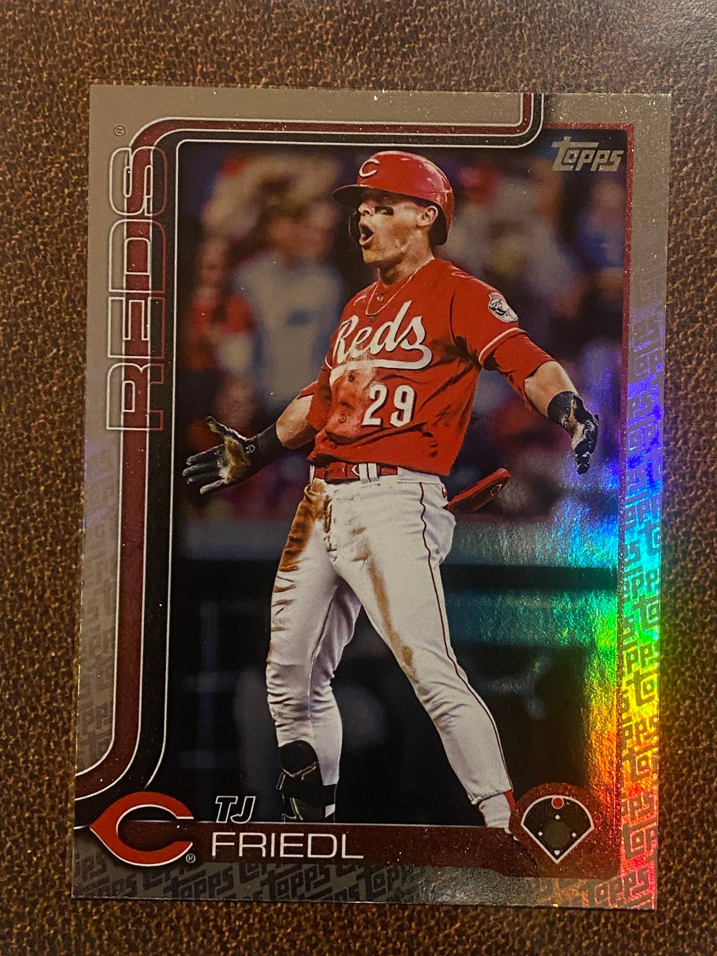 Tj Friedl - 2025 Topps Series 2 - Fanatics Exclusive Topps Foil Border - Reds