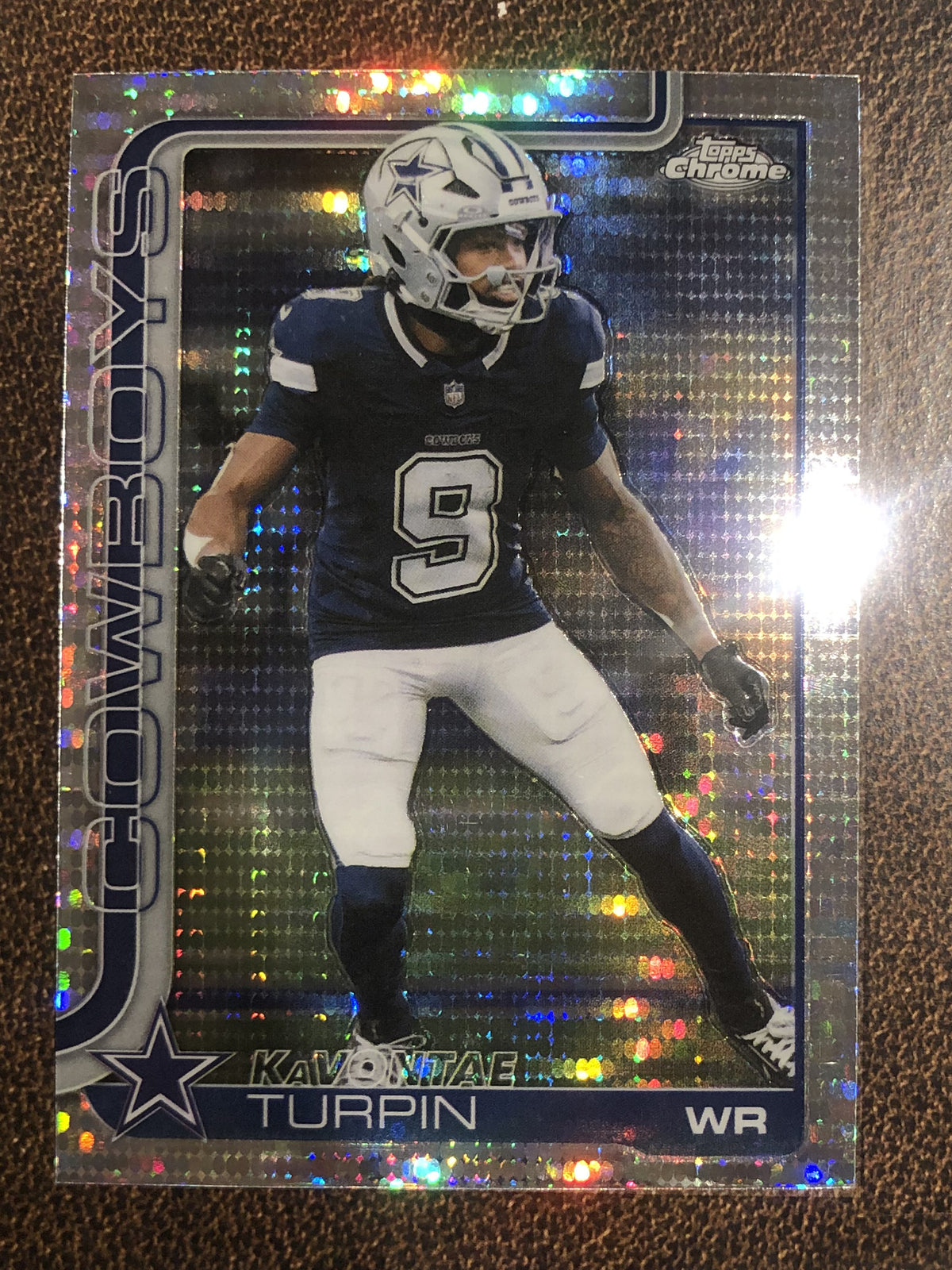 KaVontae Turpin - 2025 Topps Chrome - Prizm Refractor - Cowboys