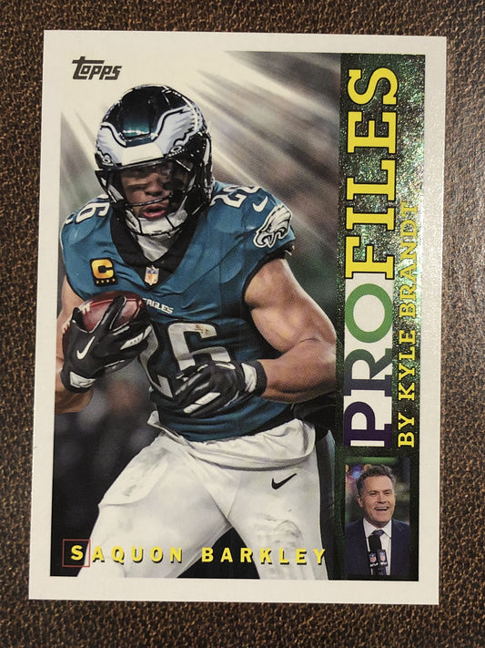 Saquon Barkley - 2026 Topps Flagship - Profiles Insert - Eagles
