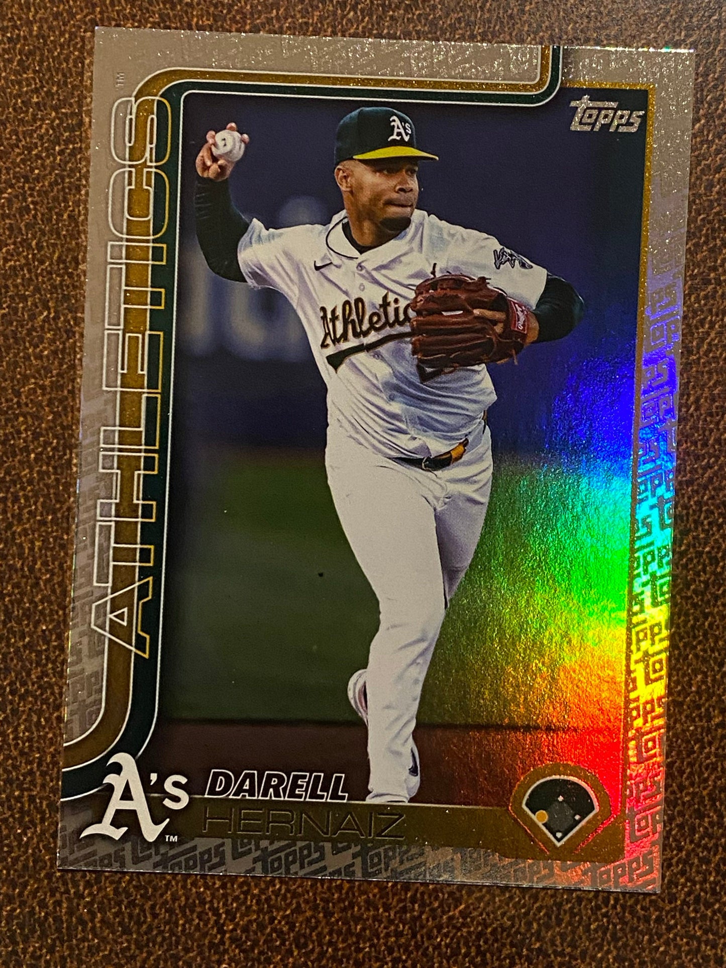 Darell Hernaiz - 2025 Topps Series 2 - Fanatics Exclusive Topps Foil Border - Athletics