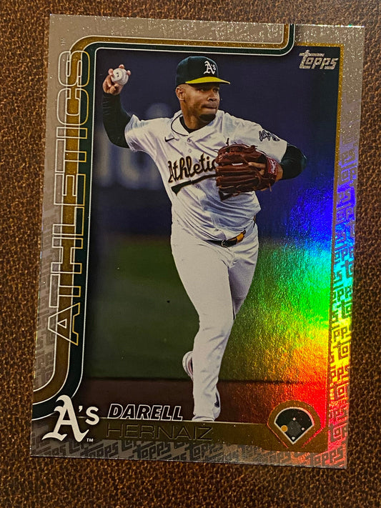 Darell Hernaiz - 2025 Topps Series 2 - Fanatics Exclusive Topps Foil Border - Athletics