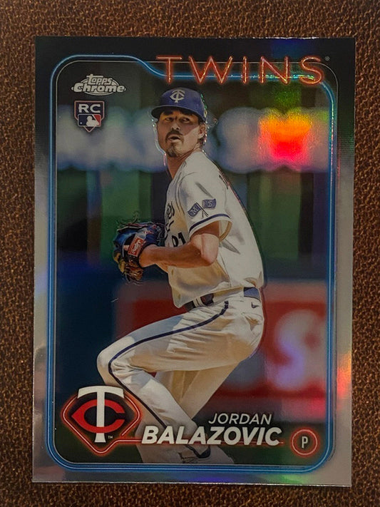 Jordan Balazovic - 2024 Topps Chrome - Refractor - Twins