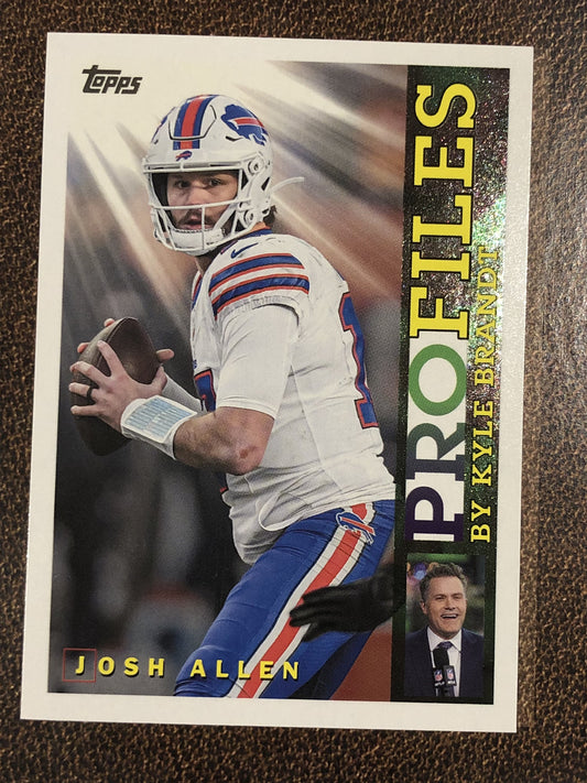 Josh Allen - 2026 Topps Flagship - Profiles Insert - Bills