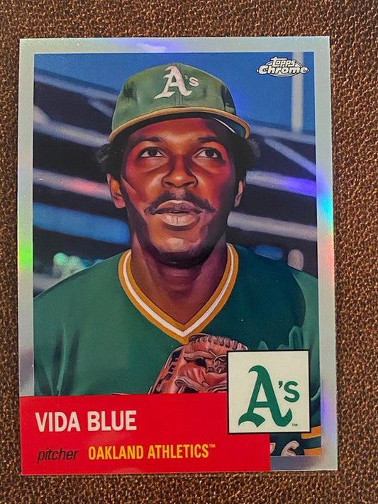 Vida Blue - 2022 Topps Chrome Platinum Anniversary - Refractor - Athletics