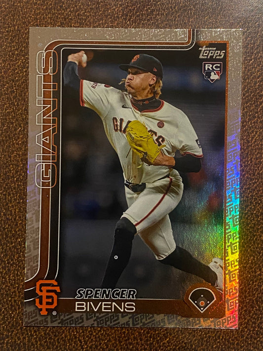 Spencer Bivens - 2025 Topps Series 2 - Fanatics Exclusive Topps Foil Border - Giants