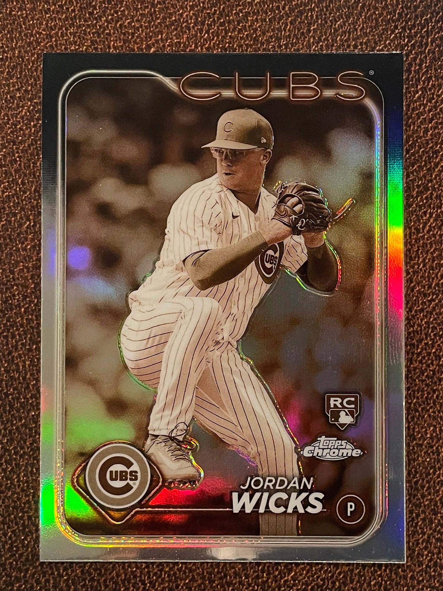 Jordan Wicks - 2024 Topps Chrome - Sepia Refractor - Cubs