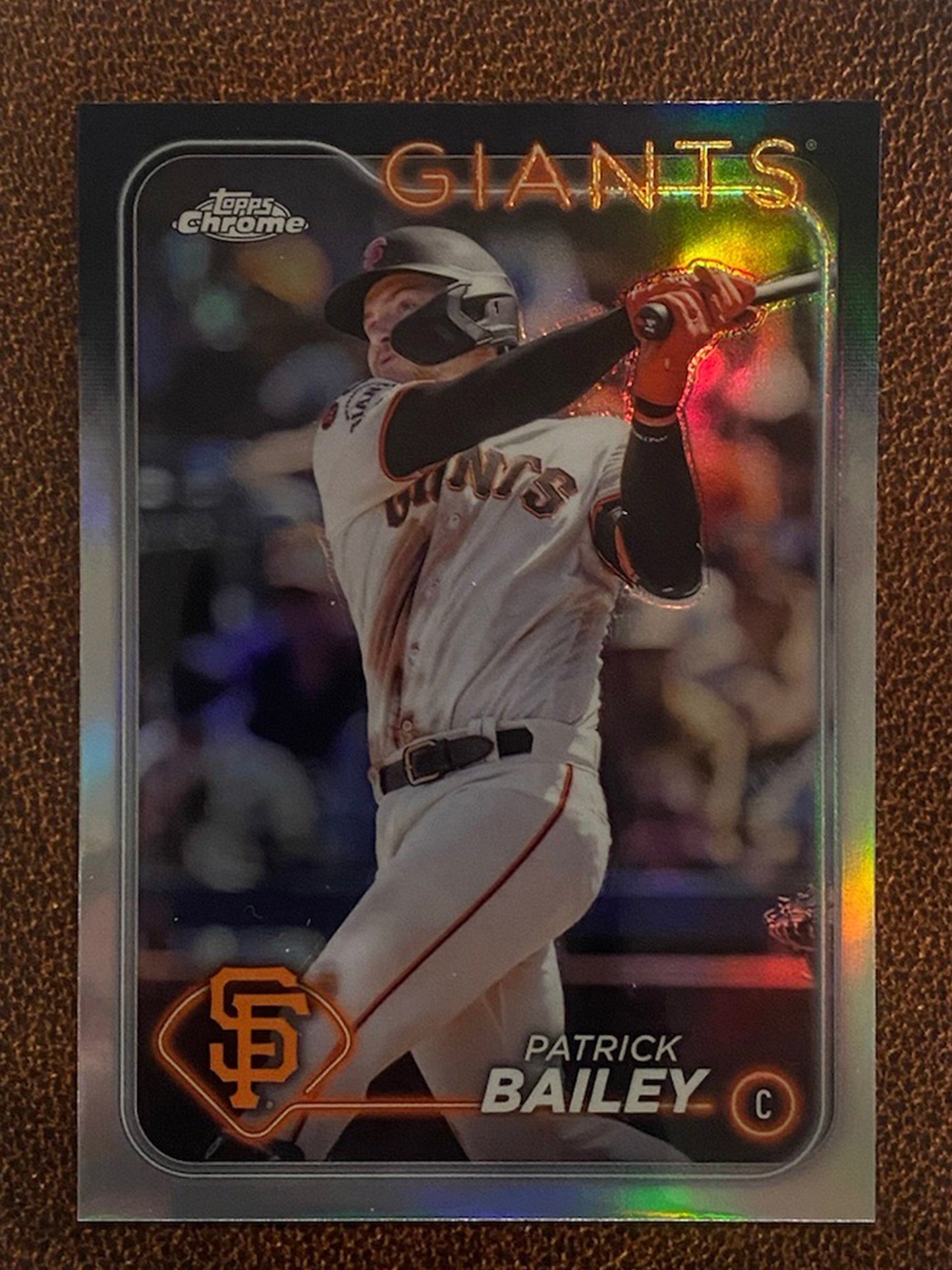 Patrick Bailey - 2024 Topps Chrome - Refractor - Giants