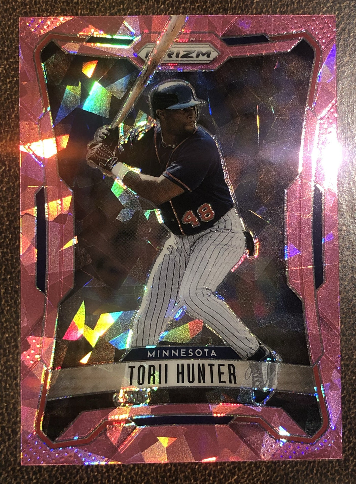 Torii Hunter - 2026 Panini Prizm - Pink Ice - Twins