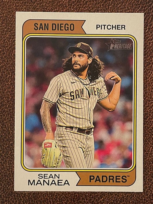 Sean Manaea - 2023 Topps Heritage - Short Print - Padres