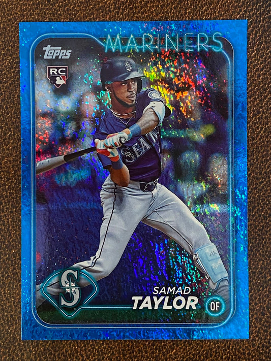 Samad Taylor - 2024 Topps Update - Blue Foil /999 - Mariners