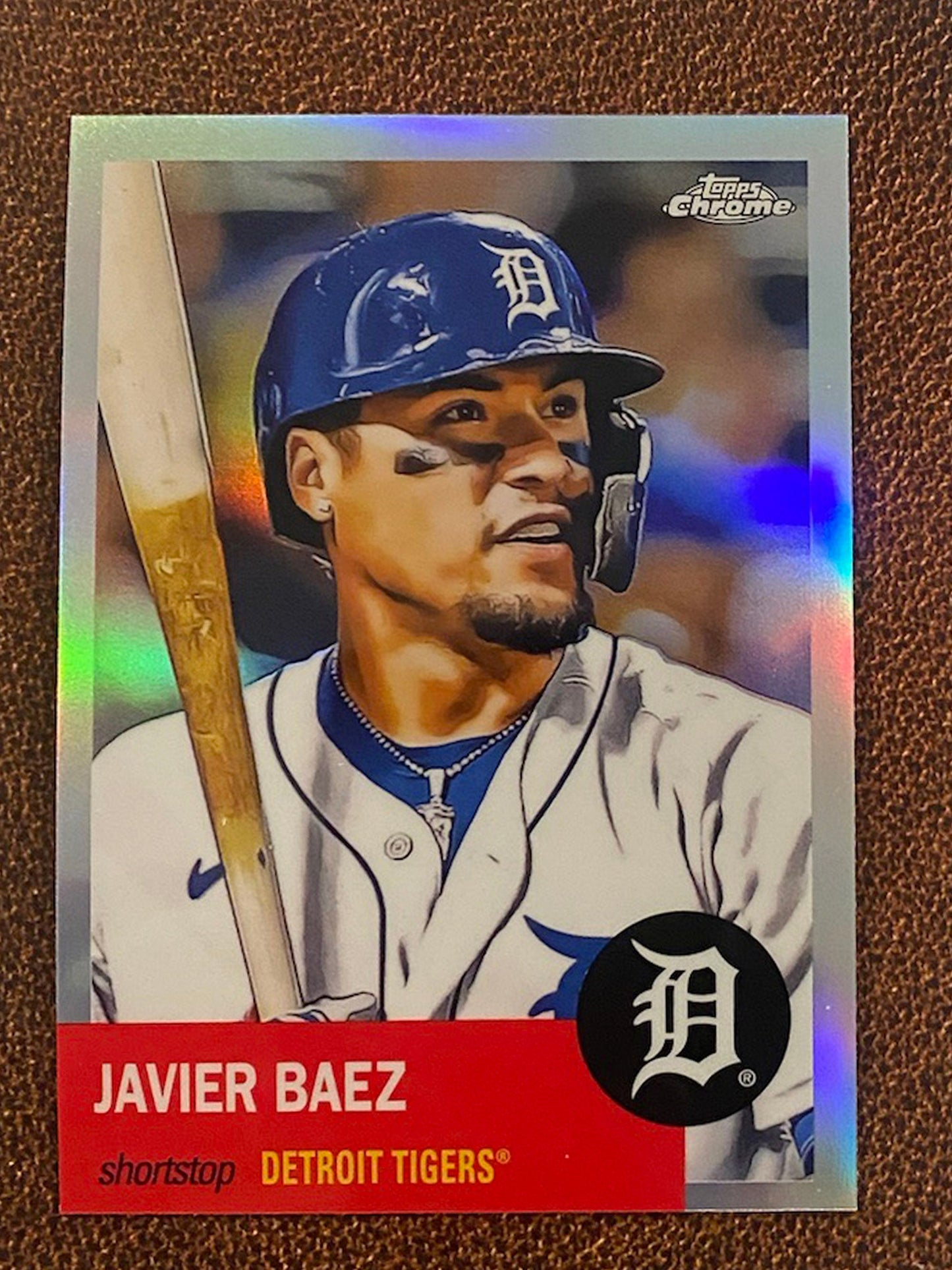 Javier Baez - 2022 Topps Chrome Platinum Anniversary - Refractor - Tigers