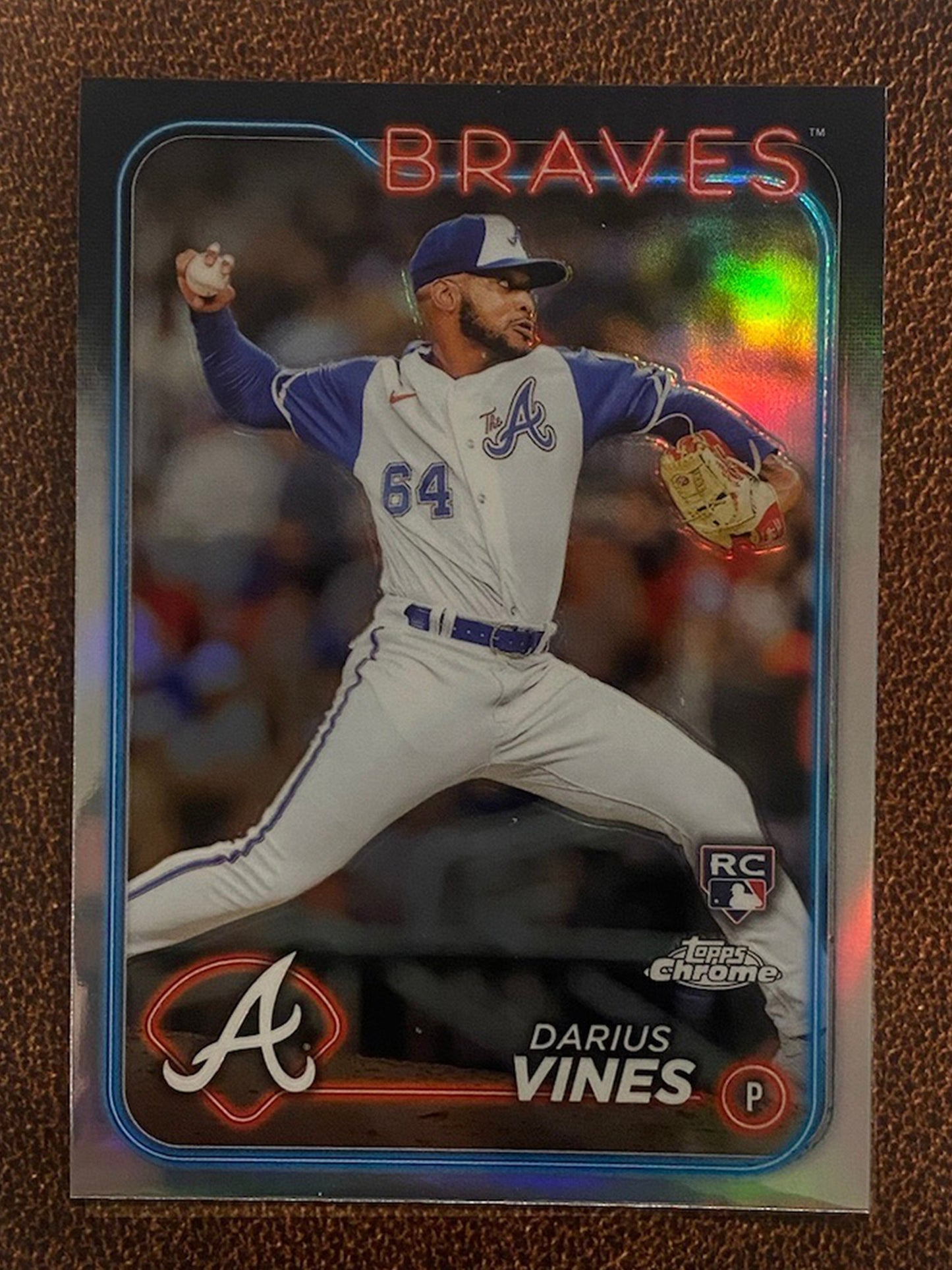 Darius Vines - 2024 Topps Chrome - Refractor - Braves