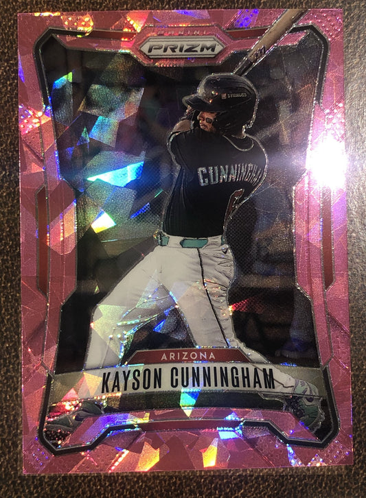 Kayson Cunningham - 2026 Panini Prizm - Pink Ice - Diamondbacks