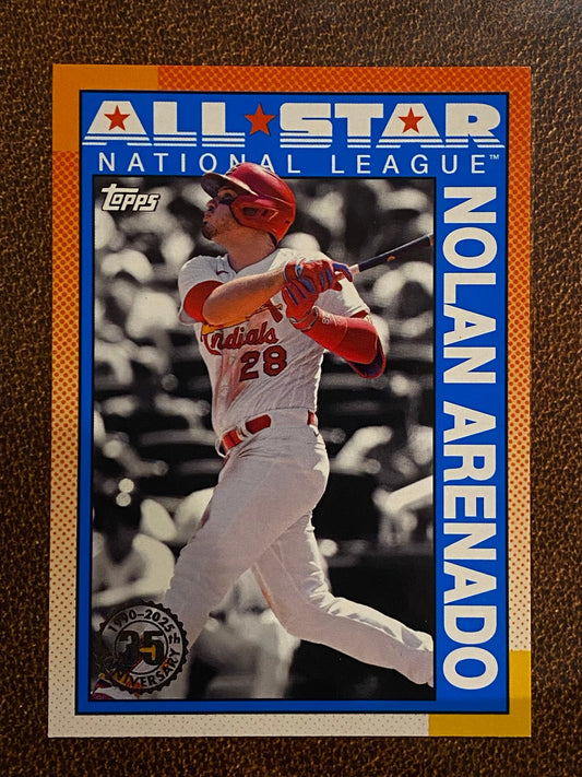 Nolan Arenado - 2025 Topps Series 2 - 1990 All Star Insert - Cardinals