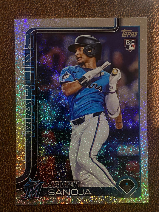 Javier Sanoja - 2025 Topps Series 2 - Sandglitter - Marlins