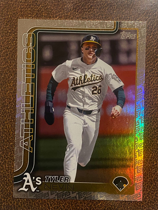 Tyler Nevin - 2025 Topps Series 2 - Fanatics Exclusive Topps Foil Border - Athletics