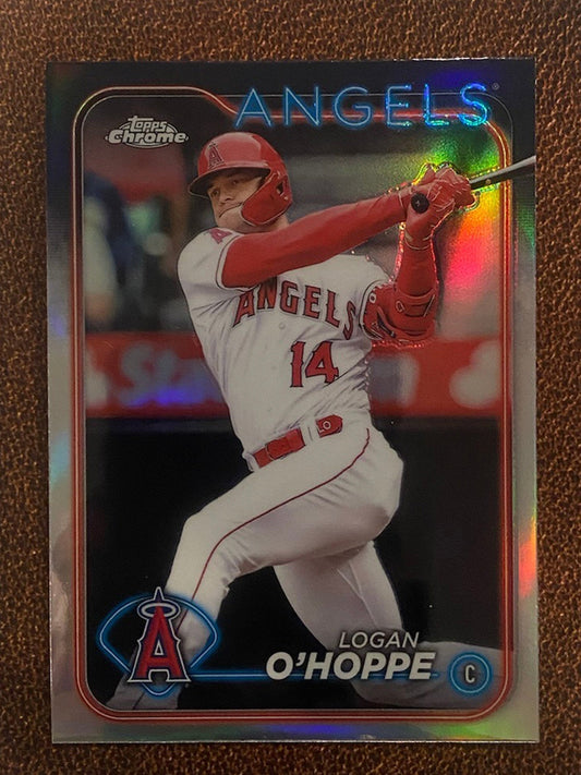 Logan O’Hoppe - 2024 Topps Chrome - Refractor - Angels