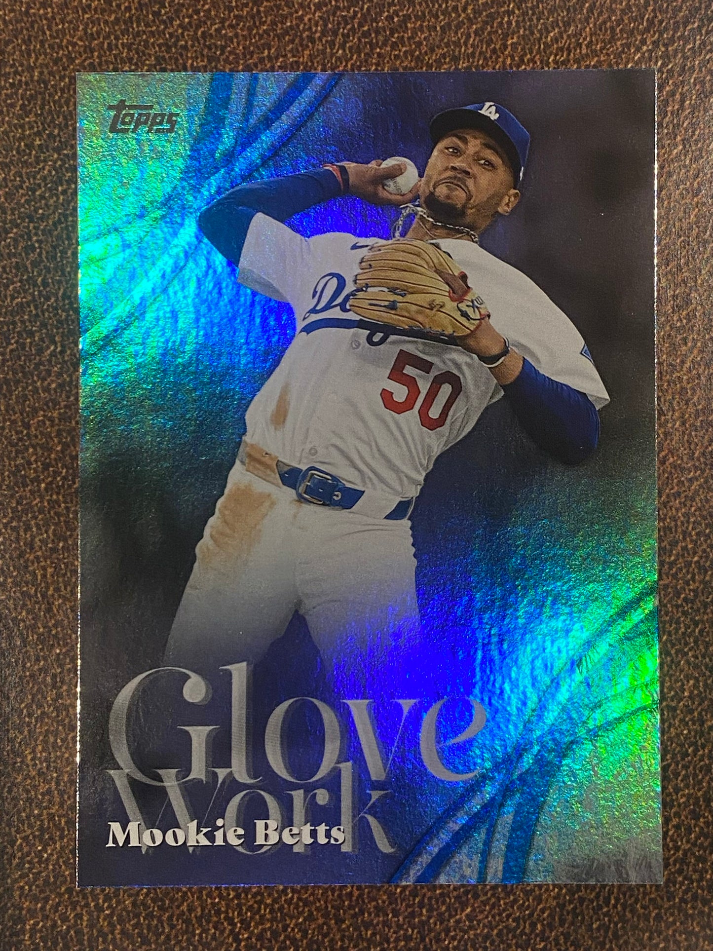 Mookie Betts - 2026 Topps Series 2 - Glove Work - Dodgers