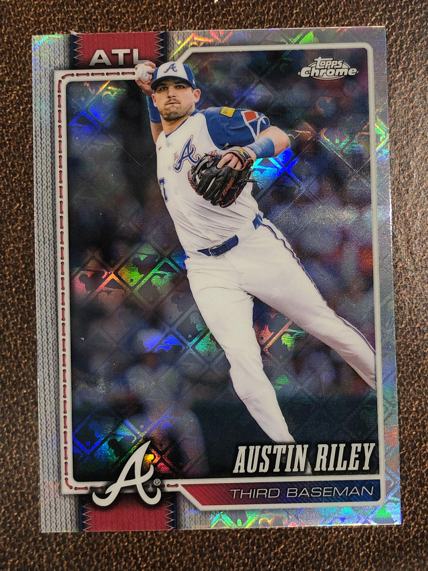 Austin Riley - 2026 Topps Chrome Logofractor - Base Logofractor - Braves