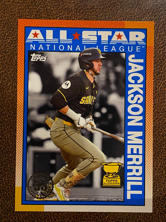Jackson Merrill - 2025 Topps Series 2 - 1990 All Star Insert - Padres