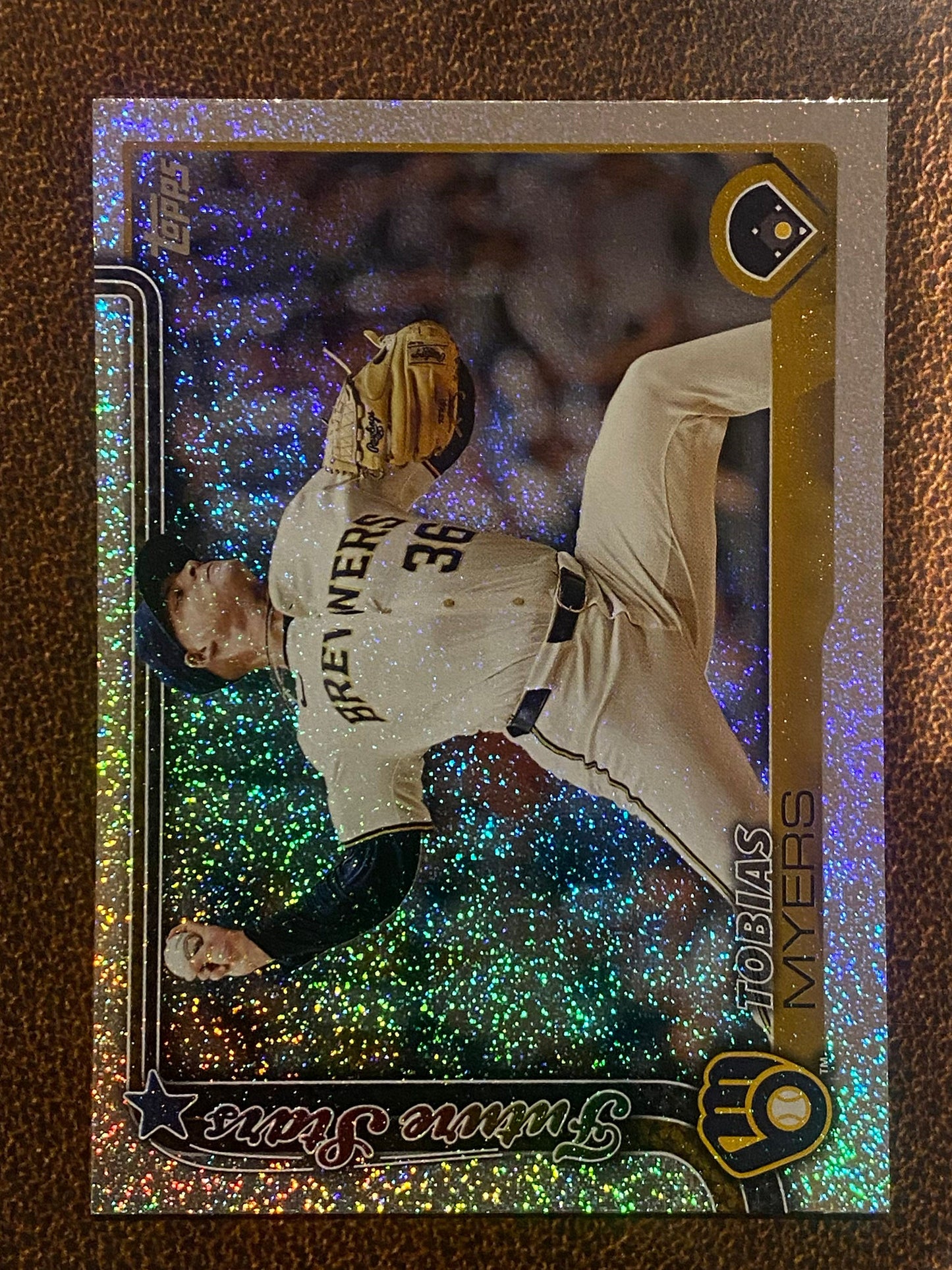 Tobias Myers - 2025 Topps Series 2 - Sandglitter - Brewers