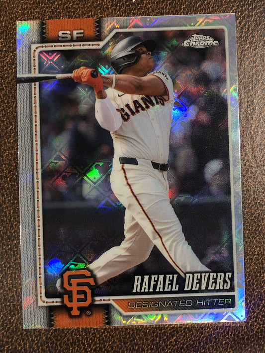 Rafael Devers - 2026 Topps Chrome Logofractor - Base Logofractor - Giants
