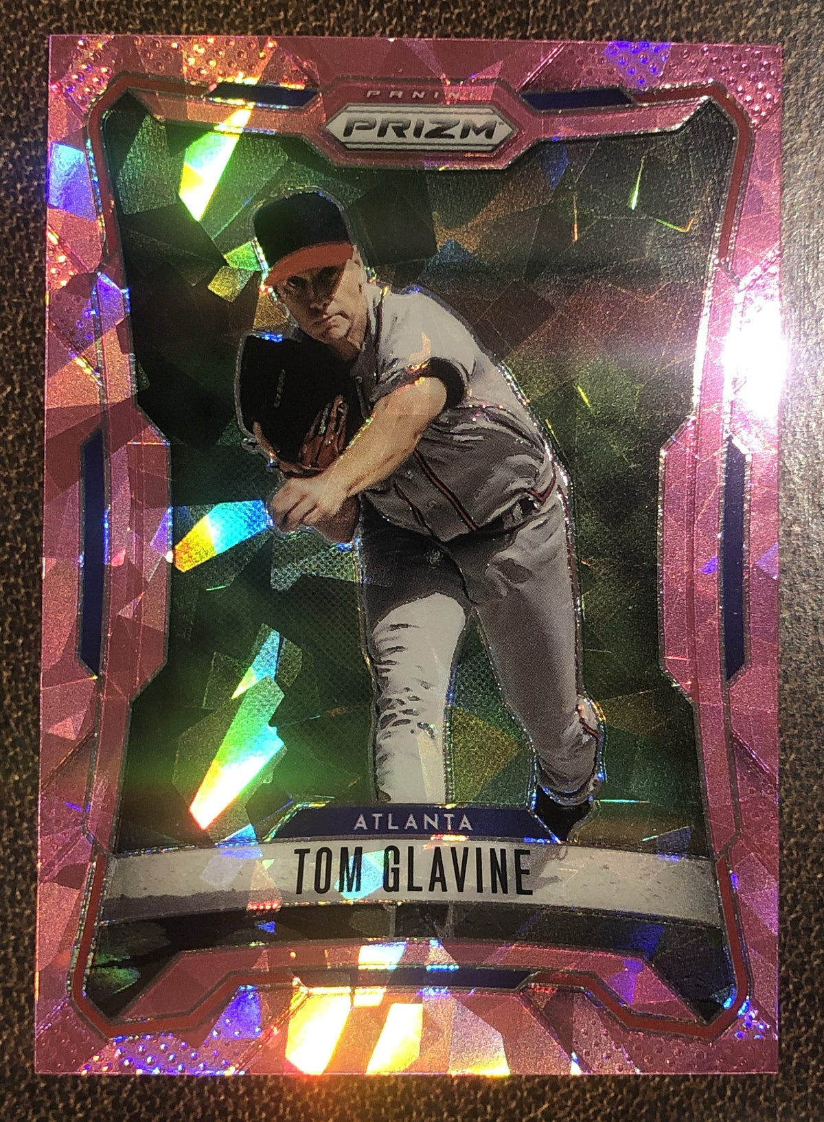 Tom Glavine - 2026 Panini Prizm - Pink Ice - Braves