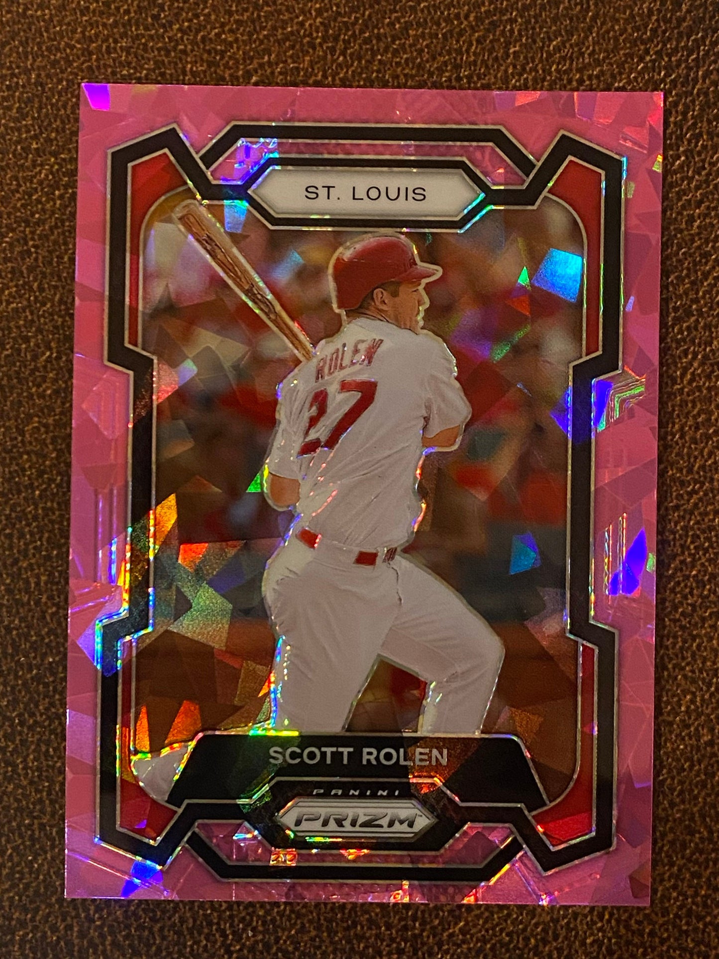 Scott Rolen - 2024 Panini Prizm - Pink Ice Mega - Cardinals
