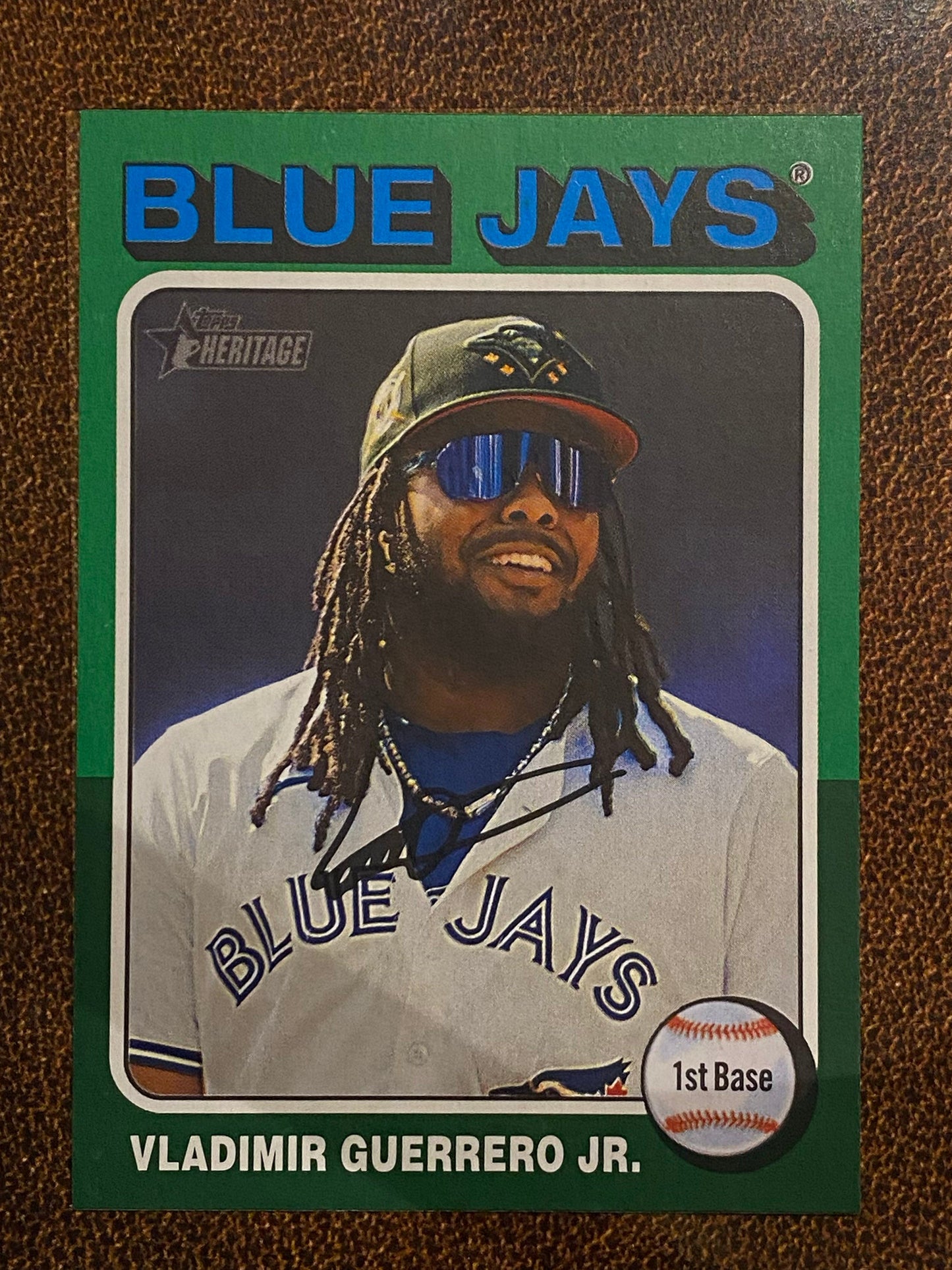 Vladimir Guerrero Jr. - 2024 Topps Heritage High Number - Green Border - Blue Jays