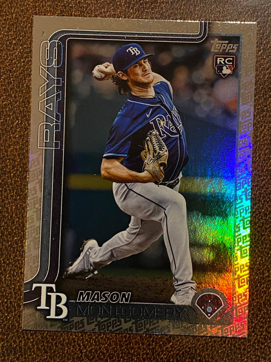 Mason Montgomery - 2025 Topps Series 2 - Fanatics Exclusive Topps Foil Border - Rays