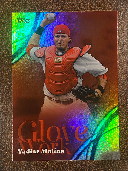 Yadier Molina - 2026 Topps Series 2 - Glove Work - Cardinals
