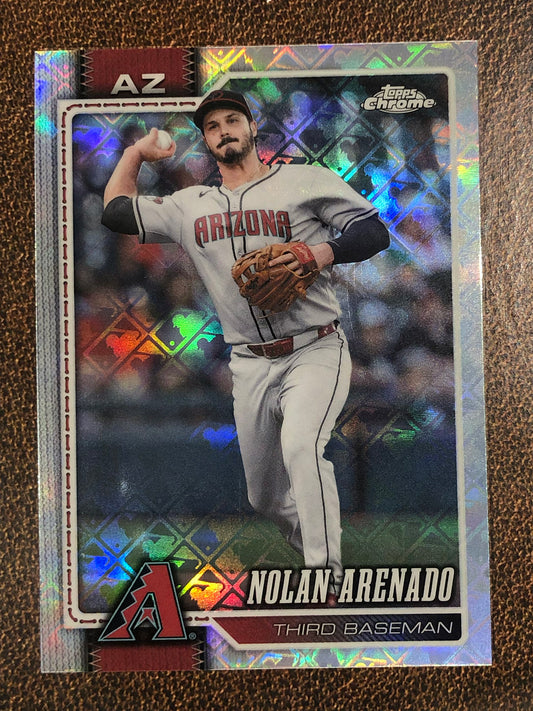 Nolan Arenado - 2026 Topps Chrome Logofractor - Base Logofractor - Diamondbacks