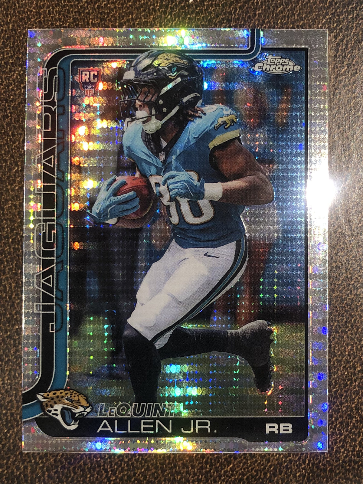 LeQuint Allen Jr. - 2025 Topps Chrome - Prizm Refractor - Jaguars