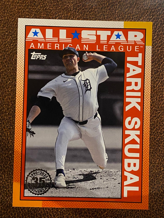 Tarik Skubal - 2025 Topps Series 2 - 1990 All Star Insert - Tigers