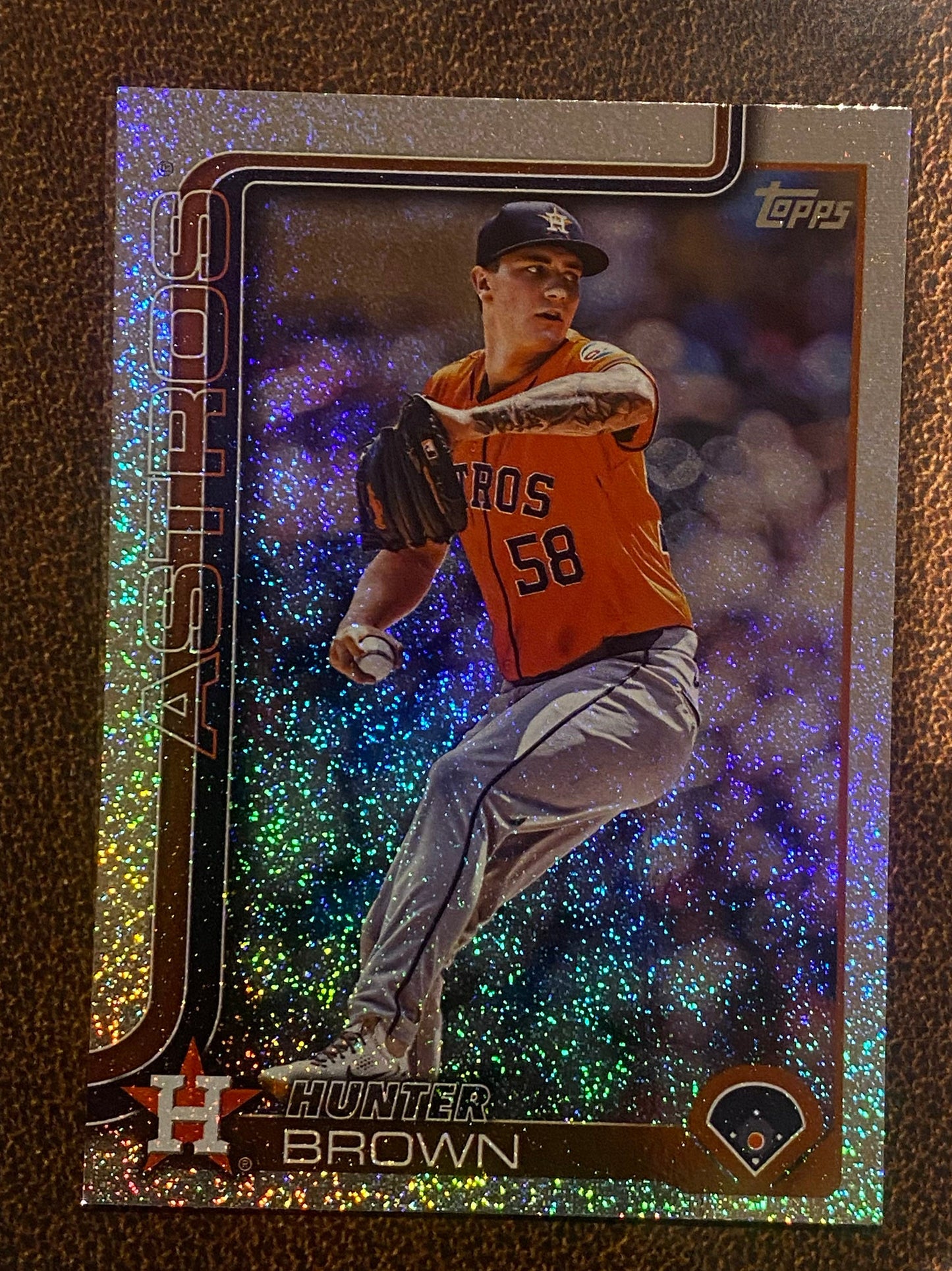 Hunter Brown - 2025 Topps Series 2 - Sandglitter - Astros