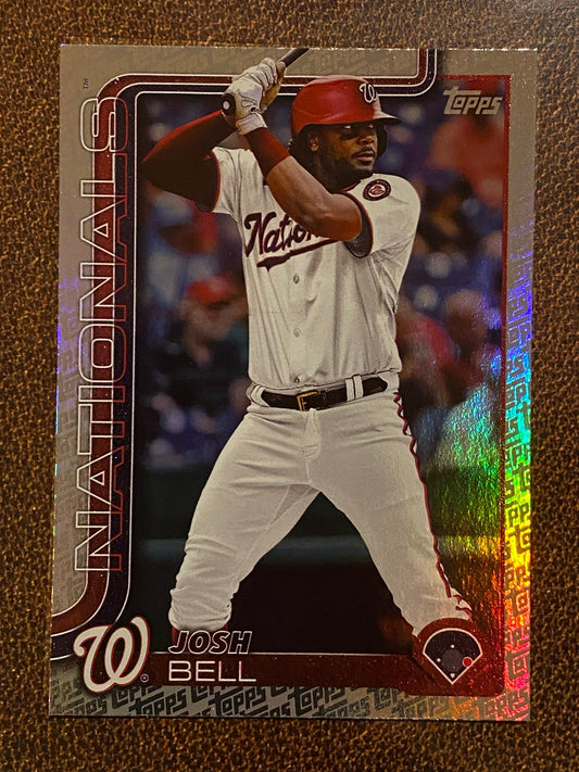 Josh Bell - 2025 Topps Series 2 - Fanatics Exclusive Topps Foil Border - Nationals