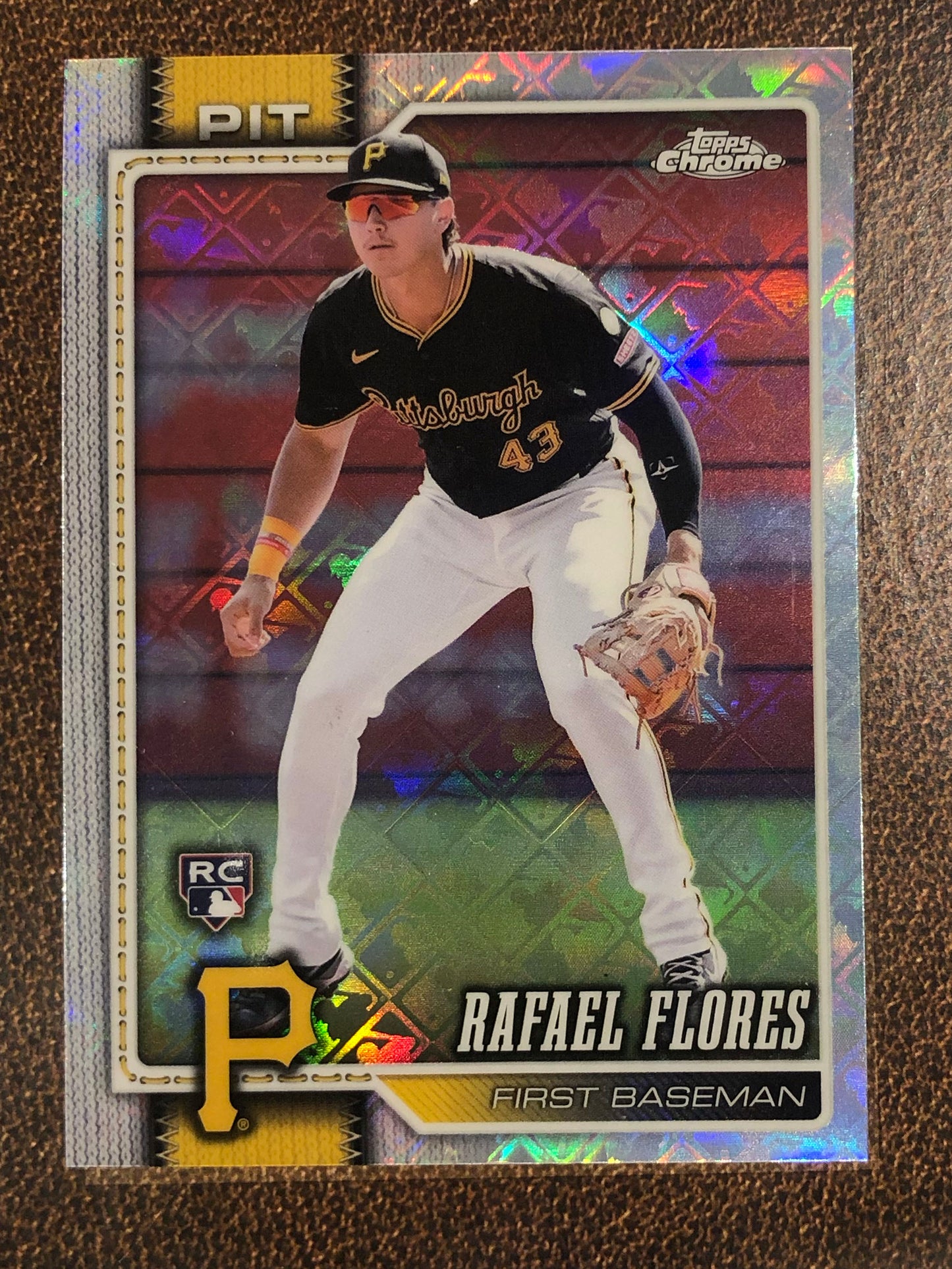 Rafael Flores - 2026 Topps Chrome Logofractor - Base Logofractor - Pirates