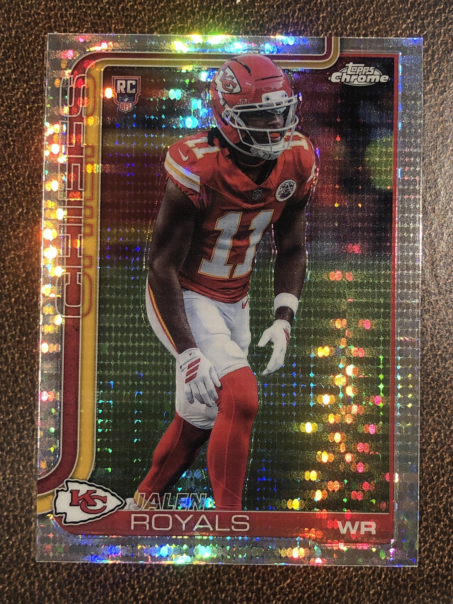 Jalen Royals - 2025 Topps Chrome - Prizm Refractor - Chiefs