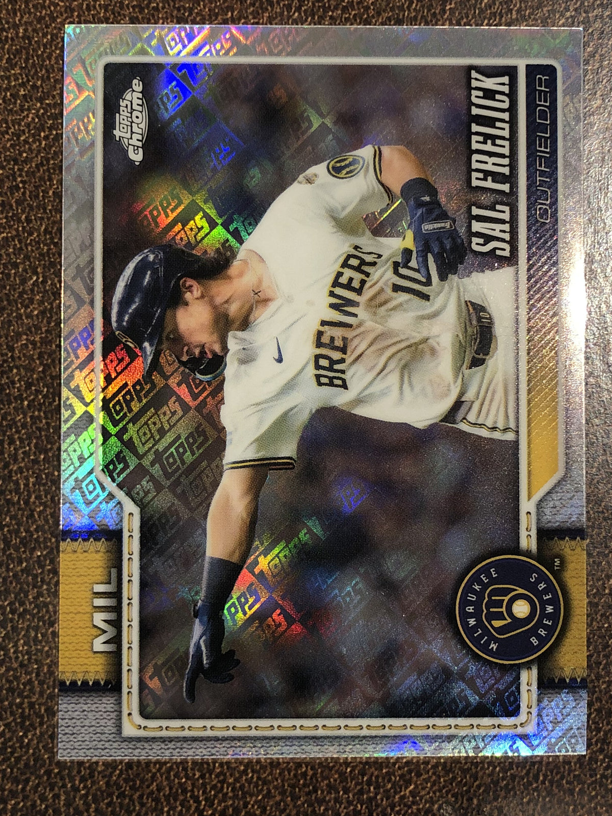 Sal Frelick - 2026 Topps Chrome - Fanatics Topps Foil - Brewers