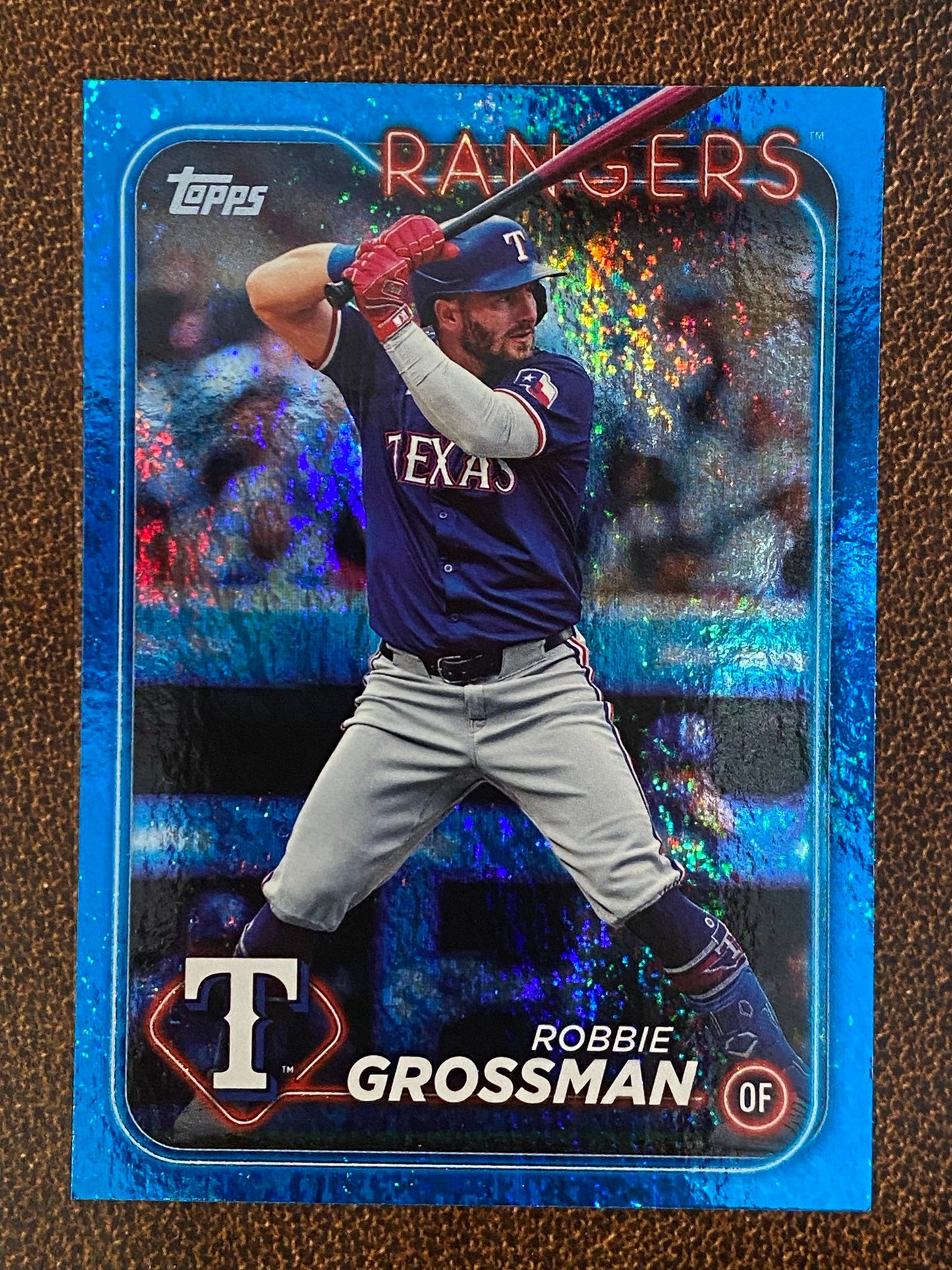 Robbie Grossman - 2024 Topps Update - Blue Foil /999 - Rangers