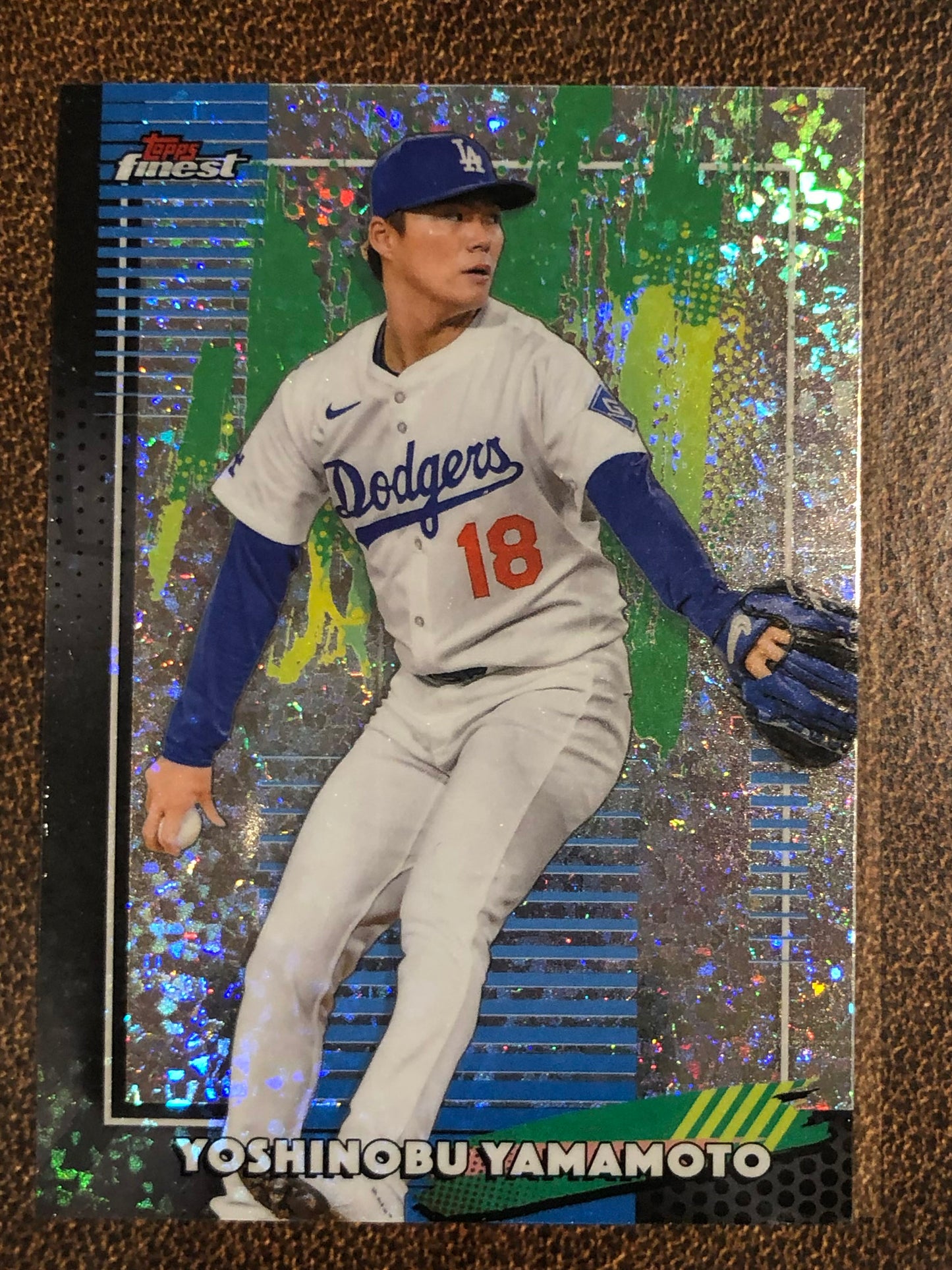 Yoshinobu Yamamoto - 2026 Topps Finest - Common Mini Diamond - Dodgers
