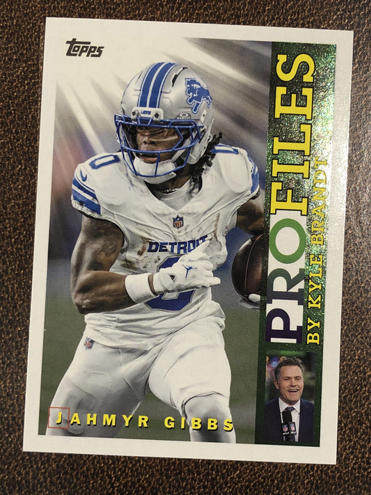 Jahmyr Gibbs - 2026 Topps Flagship - Profiles Insert - Lions