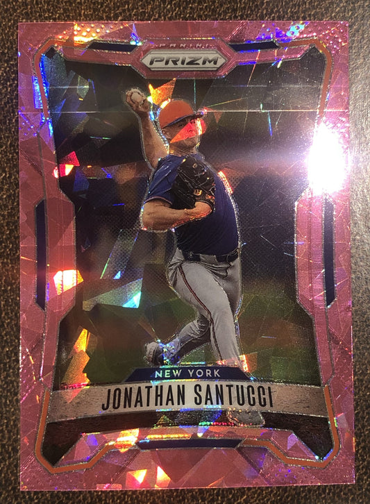 Jonathan Santucci - 2026 Panini Prizm - Pink Ice - Mets