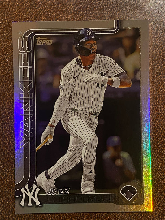Jazz Chisholm Jr. - 2025 Topps Series 1 - Rainbow Foil - Yankees